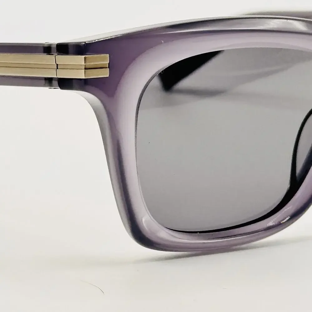 Ermenegildo Zegna Sunglasses EZ0270 20D Shiny Gray Frame Smoke POLARIZED Lens
